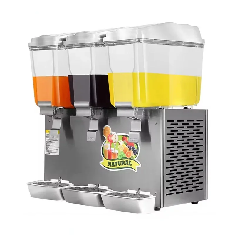 

Commercial Three Cylinder Beverage Machine Large Ml Hot And Cold Juice Machine 48L