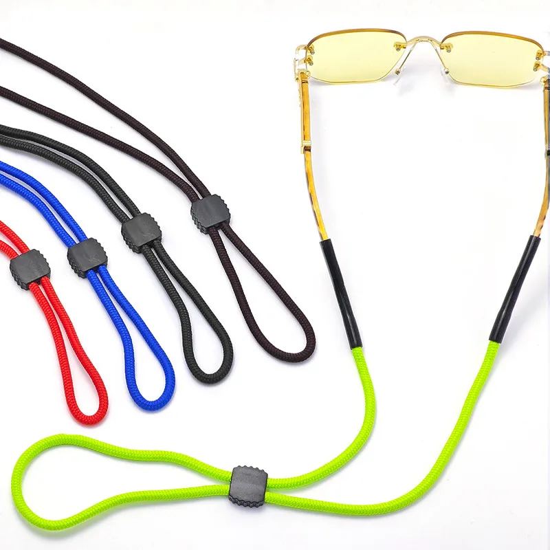 1/5pcNon-Slip Sunglasses Rope Unisex Outdoors Sports Glasses Cord Women Men Eyeglasses Eyewear Cord Elastic Polyester Neck Strap