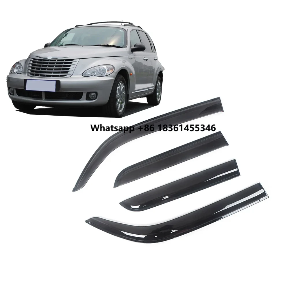 For   PT Cruiser 2001 2002 2003 2004 2005 2006 2007 2008 2009 2010 Auto Car Side Window Visor Guard Vent Awnings Shelters