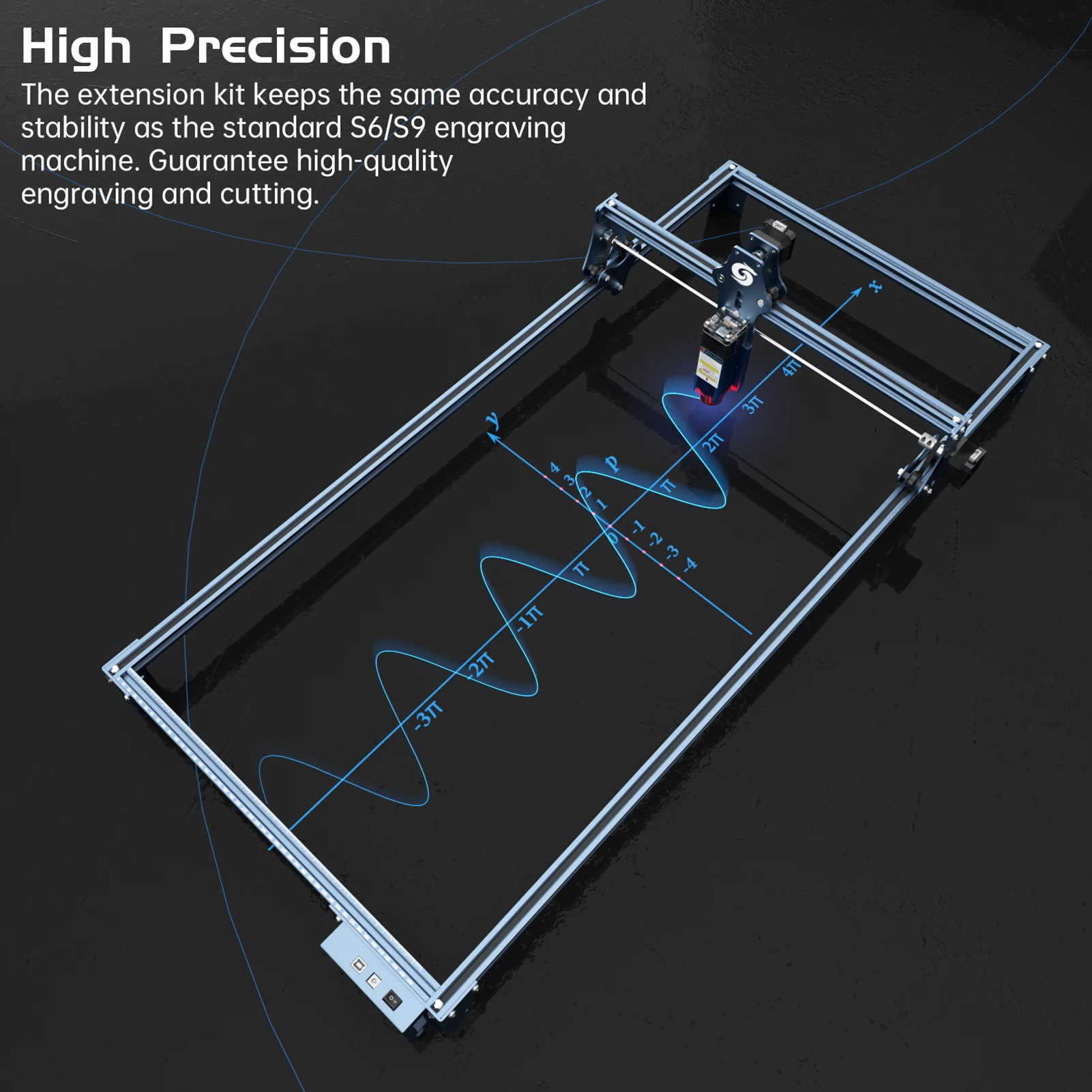 Expansion Kit Sculpfun Engraver Engraving Area for S6/S6pro/S9 Laser Engraving Machine Quick Assembly Full Metal