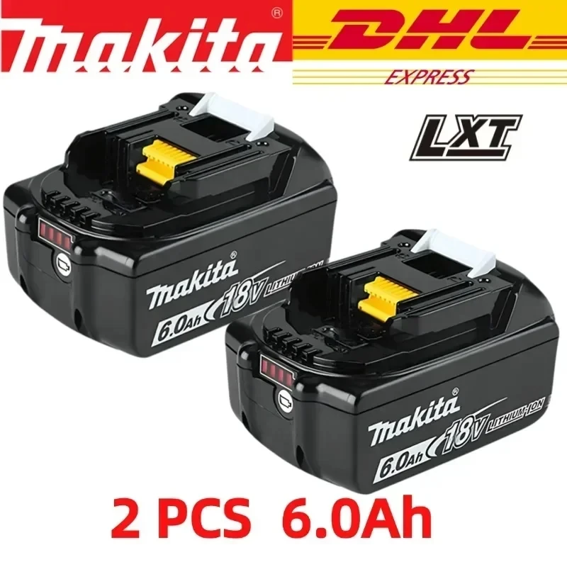 Originele Makita 18V Batterij BL1860 DDF487 BL1830B BL1850B BL1850 BL1840 BL1815 Vervangende Lithium Batterij 6.0AH 9.0AH