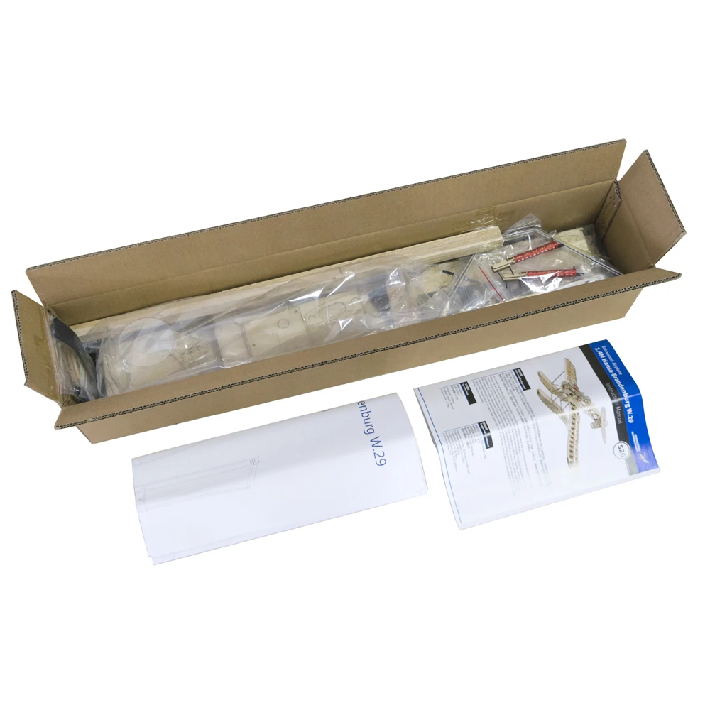 DW Hobby S26 Hansa-Brandenburg W.29 1,4M Balsa-Bausatz – 55 Zoll WWI Wasserflugzeug Lasergeschnittenes Holz-RC-Flugzeug – Detail 30