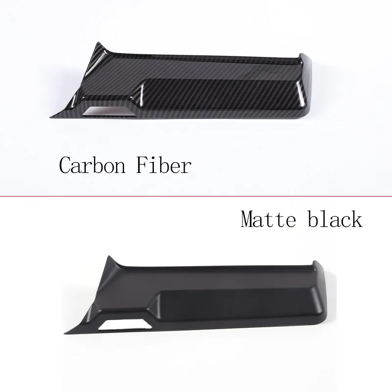 ABS Carbon Fiber For Chevrolet Corvette C8 Z51 Z06 2020-23 Center Console Navigation Screen Frame Cover Decorative Accessories