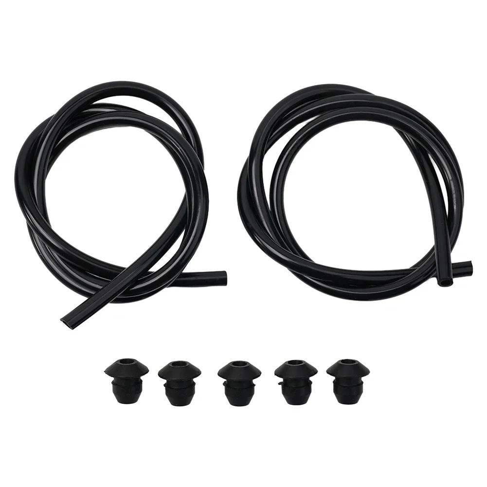 None Fuel Line Tank Grommet Kit Hose Pipe KM85 Kit Part Rubber Black FS76 FS85 Grommet Line Brand New Practical