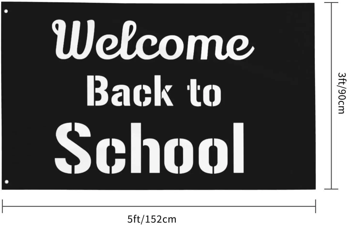Flagnshow 100% Polyester Welcome Back to School Flag