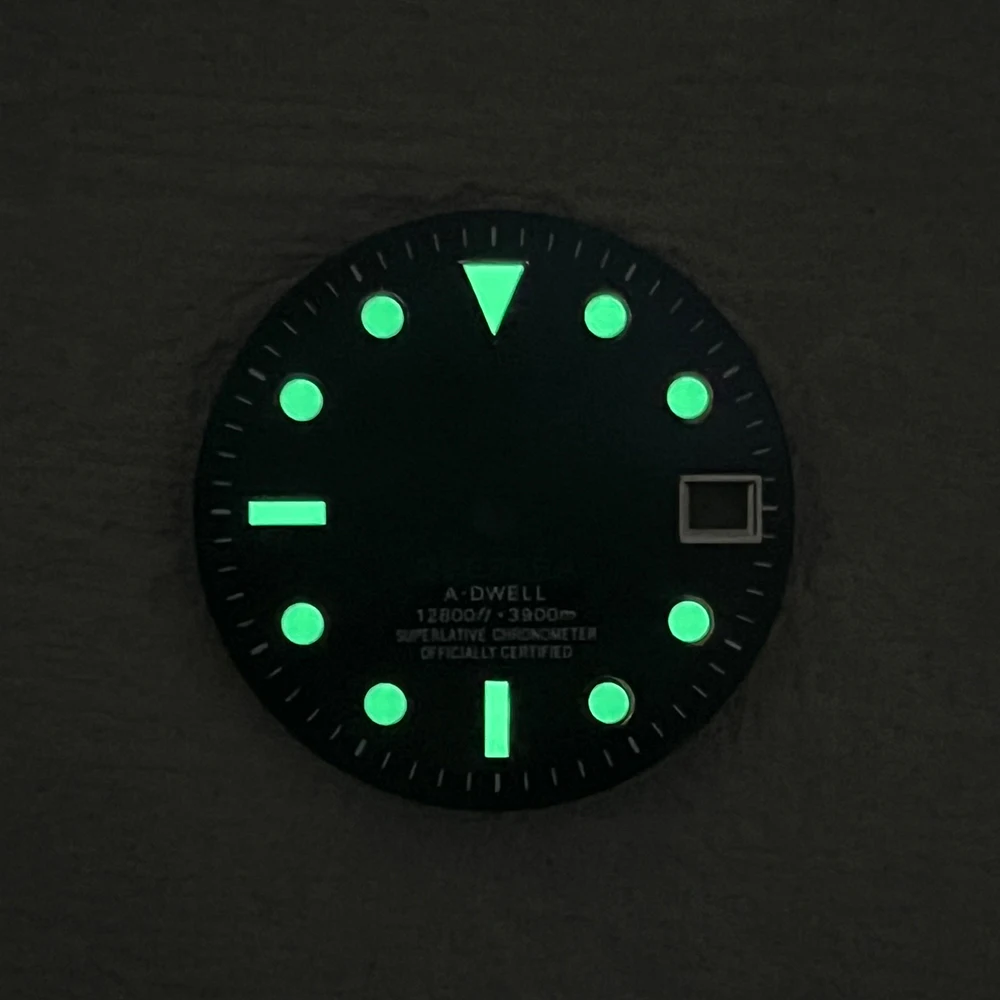 NH35 ダイヤル 28.5 ミリメートル S ロゴダイヤルグラデーションダイヤルリテラル NH36 ムーブメント高品質時計修正修理アクセサリー