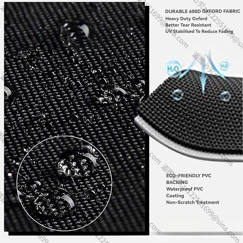For Outdoor Pizza Oven Table Cover - Heavy Duty Waterproof and Dustproof Cover for Grill Table, Black