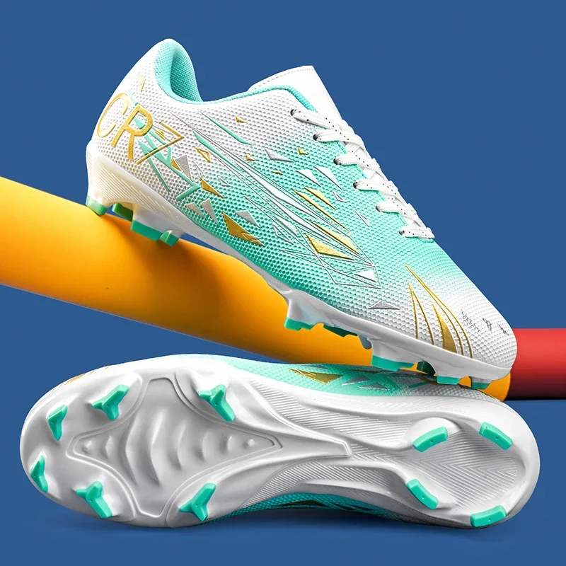جديد الرجال أحذية كرة القدم خفيفة كرة الصالات عالية الجودة TF/FG المهنية لينة أحذية كرة القدم أحذية رياضية مباراة للجنسين رائجة البيع المرابط #6