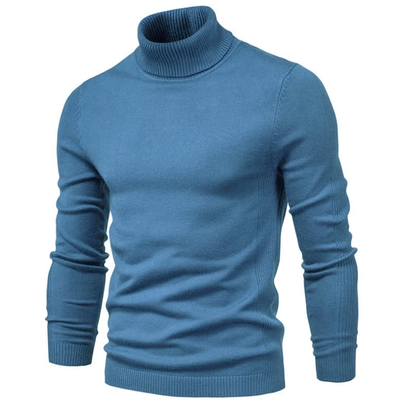 High Quality Men's Sweater 2024 New Autumn Winter Casual Knitted Men's Solid Color Pullover Sweater Multi Colors Euro Size S-5XL