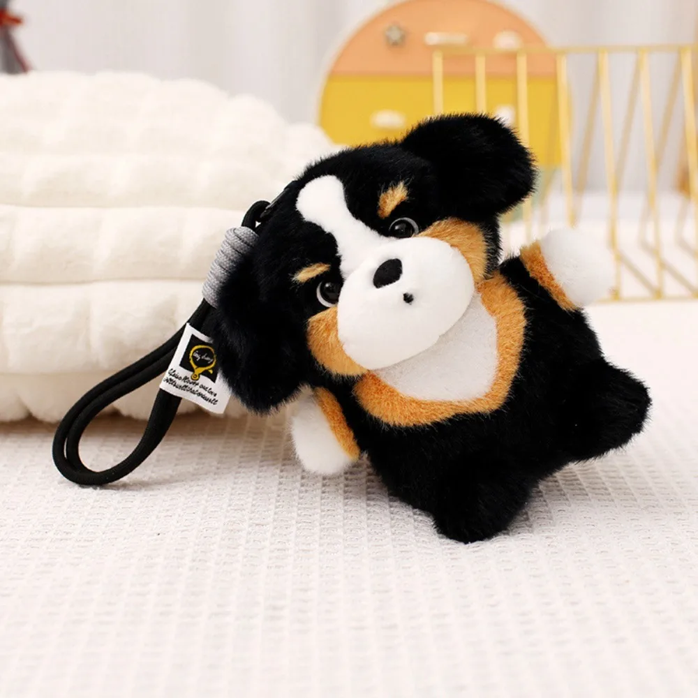 Kawaii Dog Animal Pendant Small Husky Corgi Schnauzer Backpack Puppy Keychain Backpack Decoration Car Decor