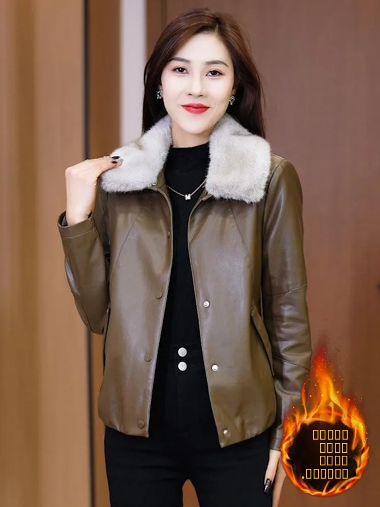 Cappotto in cotone ort Faionable da donna coreano Sle Fce foderato in pelle allentata Jaet Autunno Inverno Nuovo arrivo