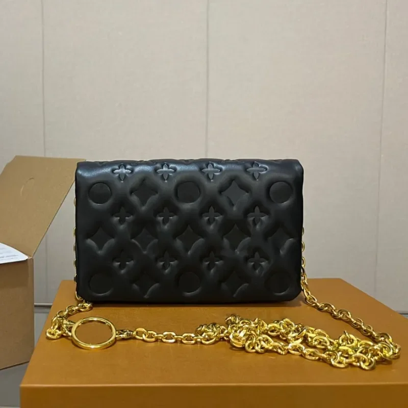 

Дизайнерские сумки-цепочки Coussin для женщин, люксовый бренд, модные сумки через плечо с тиснением, мягкие кожаные сумочки, женские сумки-ракушки на плечо