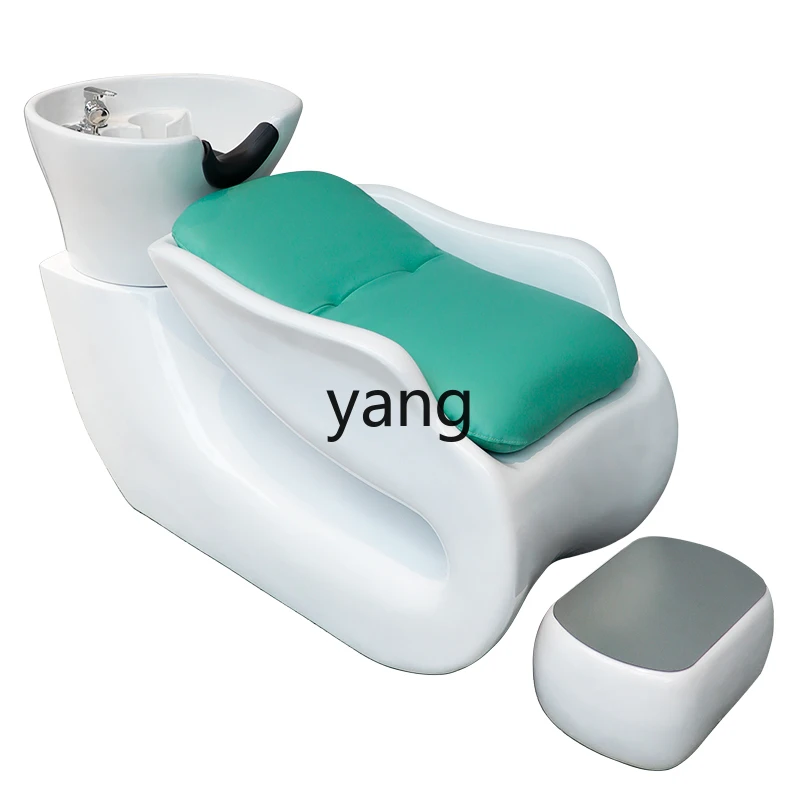 

Керамический стул для шампуня L'm, глубокая раковина из нержавеющей стали для парикмахерской