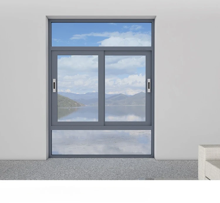 슬라이딩 창문 단열 알루미늄 합금 방음 발코니 바닥부터 천장까지 유리창 빌라 거실