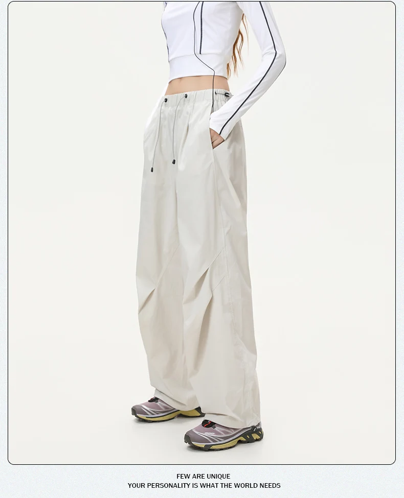 CHRLCK Women's Quick Drying Hiking Pants Spring Summer Fashion Cargo Pants Loose Fishing Camping Cycling Trekking Trousers