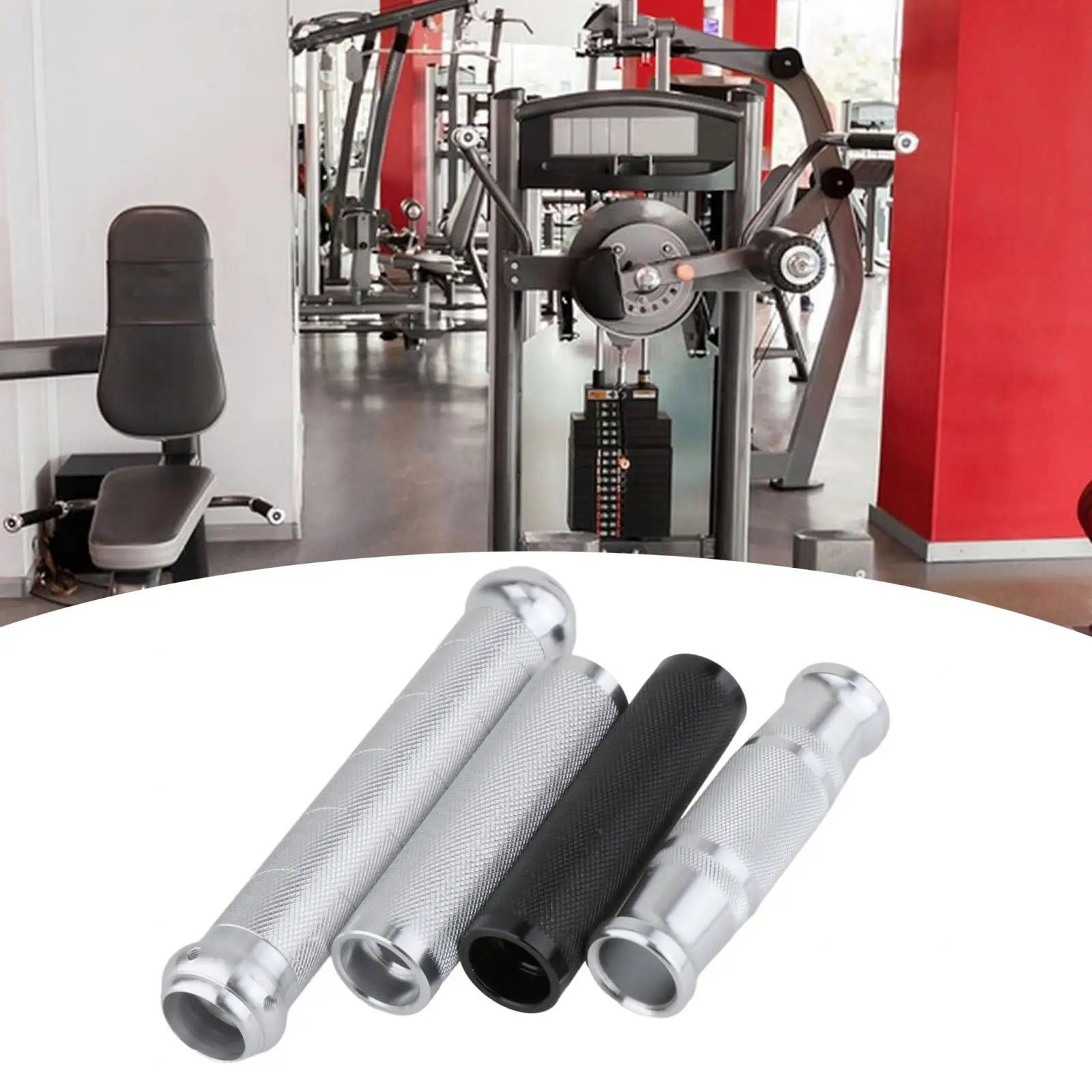 

Aluminum Alloy Handle Strong Handgrips Exercise Handles Hand Grips Cover for Fitness Workout Training Exercise Muscle Building