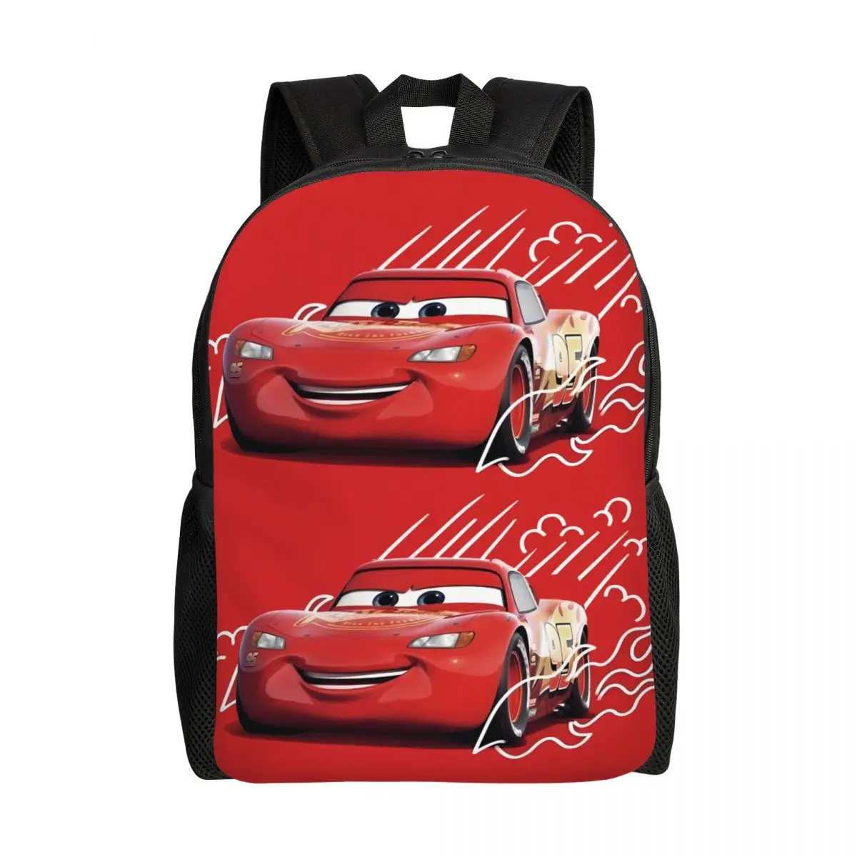 

Custom Lightning Mcqueen Cool Travel Backpack Men Women School Computer Bookbag Racing Car College Student Daypack Bags