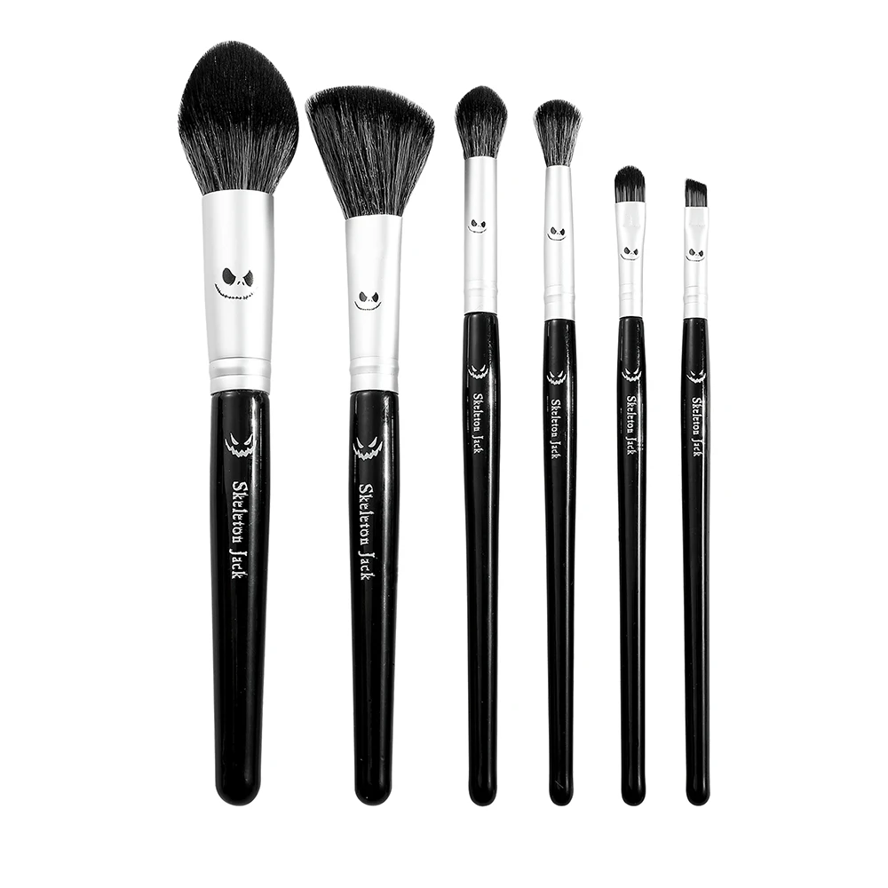 Professional Makeup Brushes, The Nightmare Before Christmas Concealer Blending Brush, Soft Fiber, Eye Shadow Brush, 6Pcs