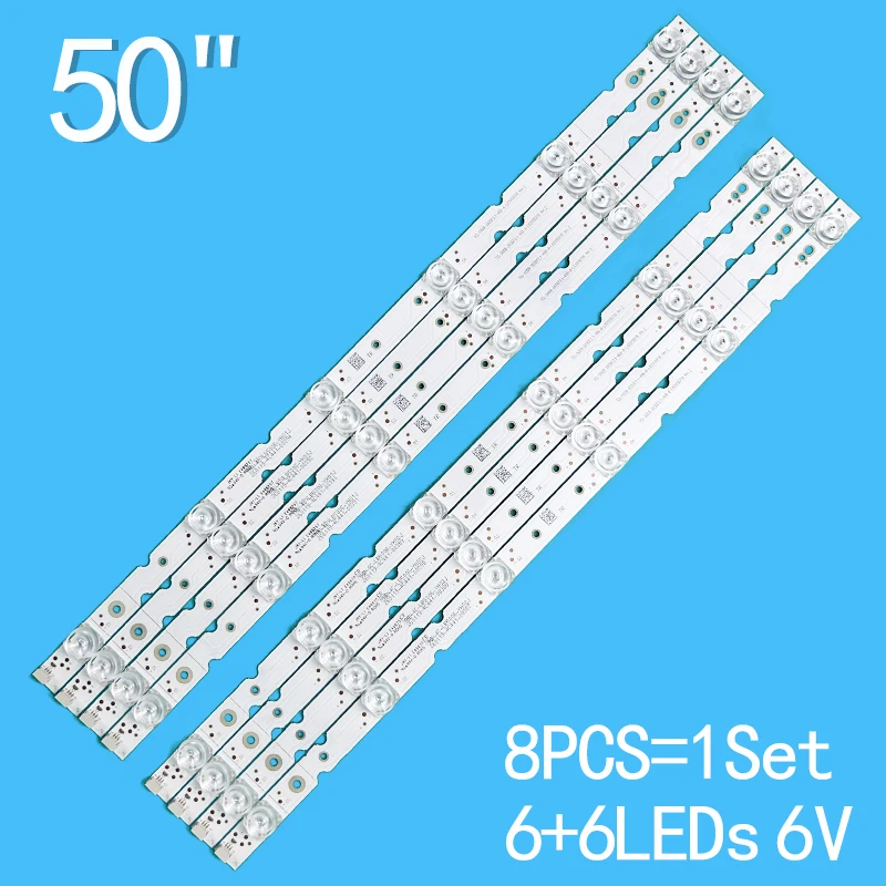 

LED Backlight strip FOR TCL_50D8-3030F2.1_4X6 TCL-50D8-3030-4X6-B-LX20190214 TCL 50D8 TCL 50D8 TCL-50D8-3030F2.1-4X6