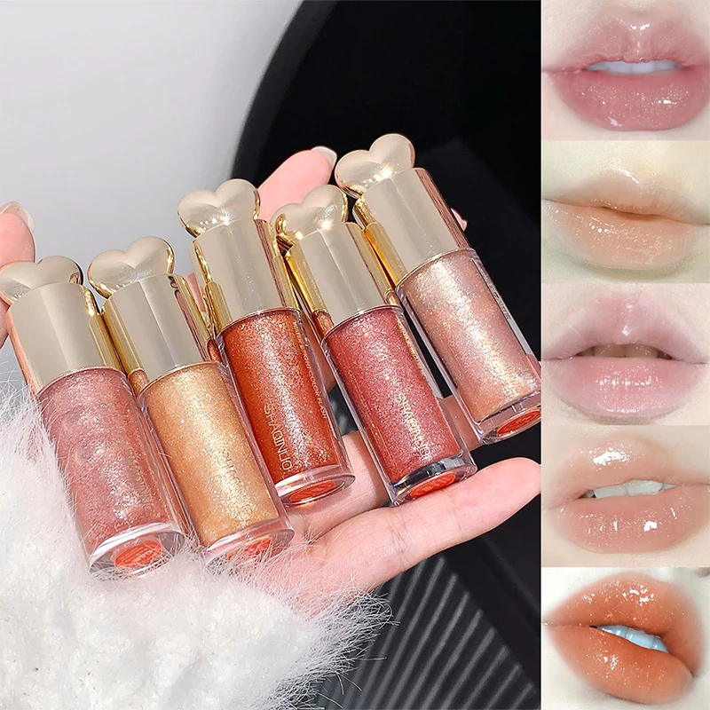 Sakinuo Hydra Bright Flash Lip Gloss Love Fine Flash Cross Border Pearl Water Beep Lip Mirror Lip Gloss