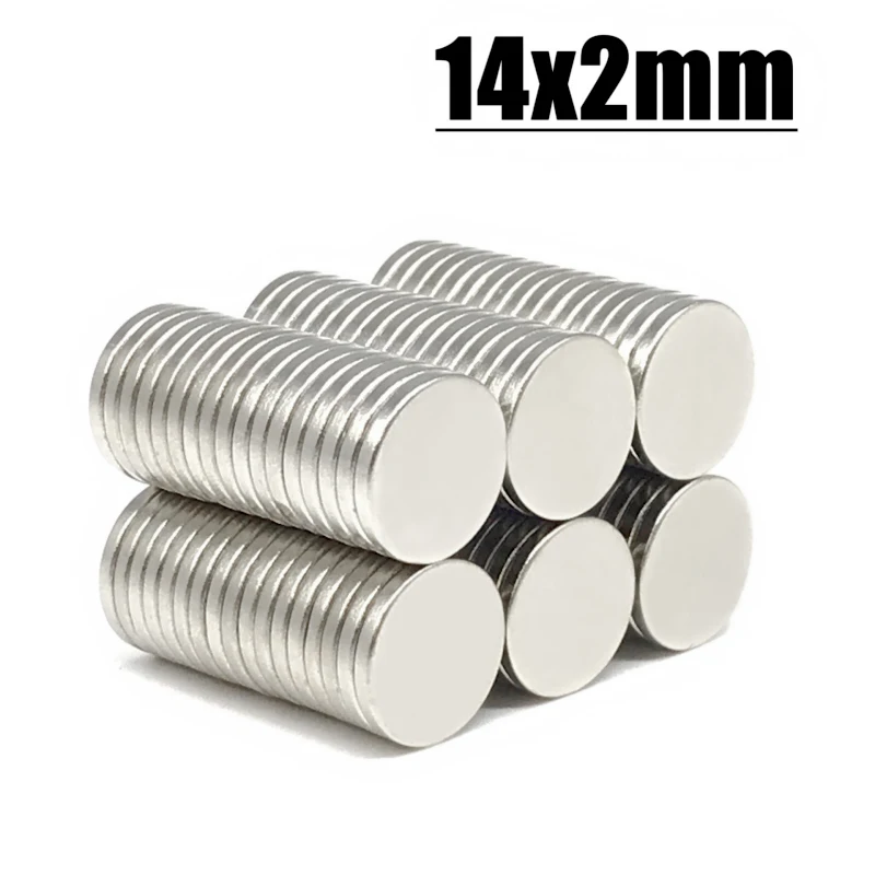 14*2mm Magnet 5-300pcs N35 NdFeB Permanent Magnetic Imanes Neodymium Magnet Fridge Magnets 14x2mm Magnet Accessory
