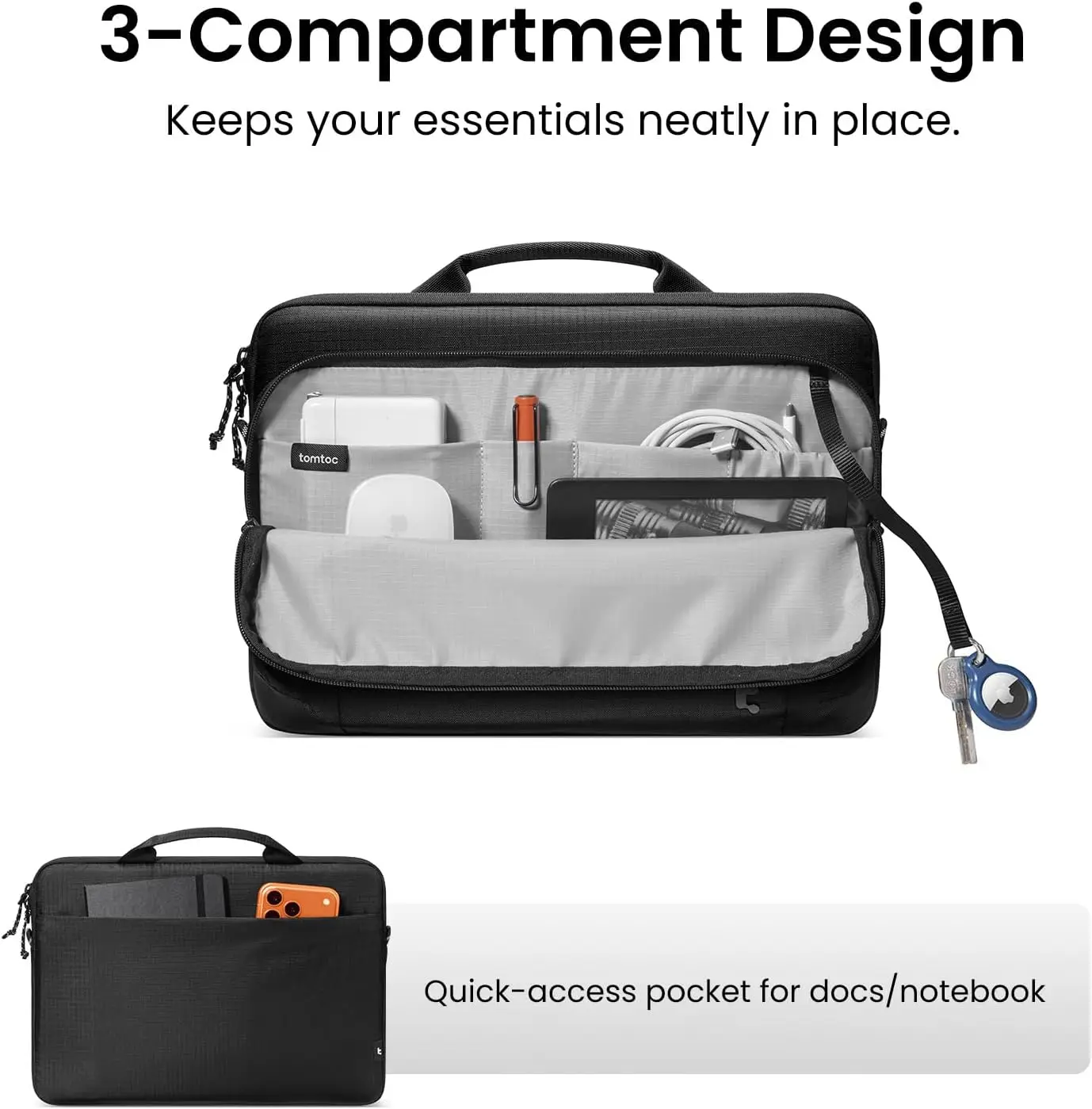 360 Protective Laptop Case for 13 inch MacBook Air M5 A3449 (2026)  M4 A3240 M3 A3113 M2 A2681 M1 A2337 Water Resistant Case