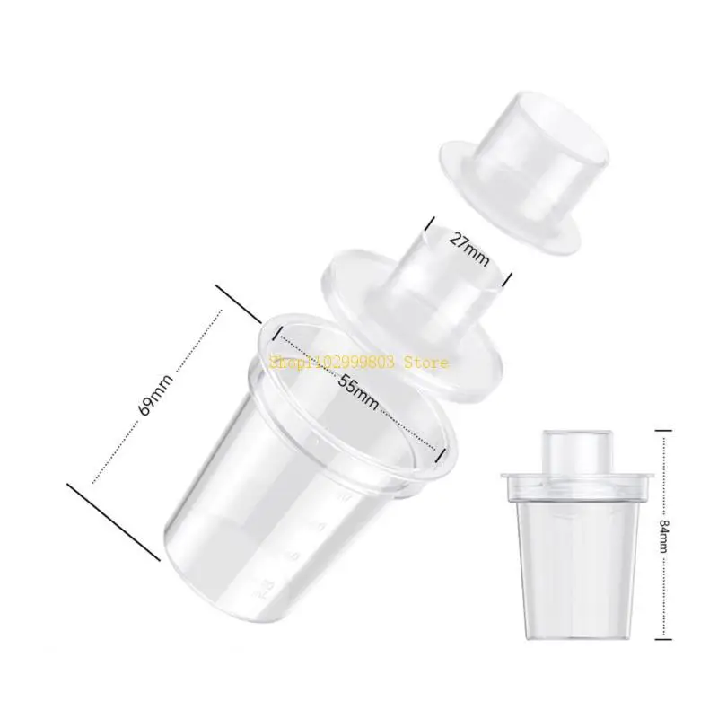 Scatola portatile per farina mais, contenitore per latte in polvere da 6 pezzi per bambini piccoli J0MF