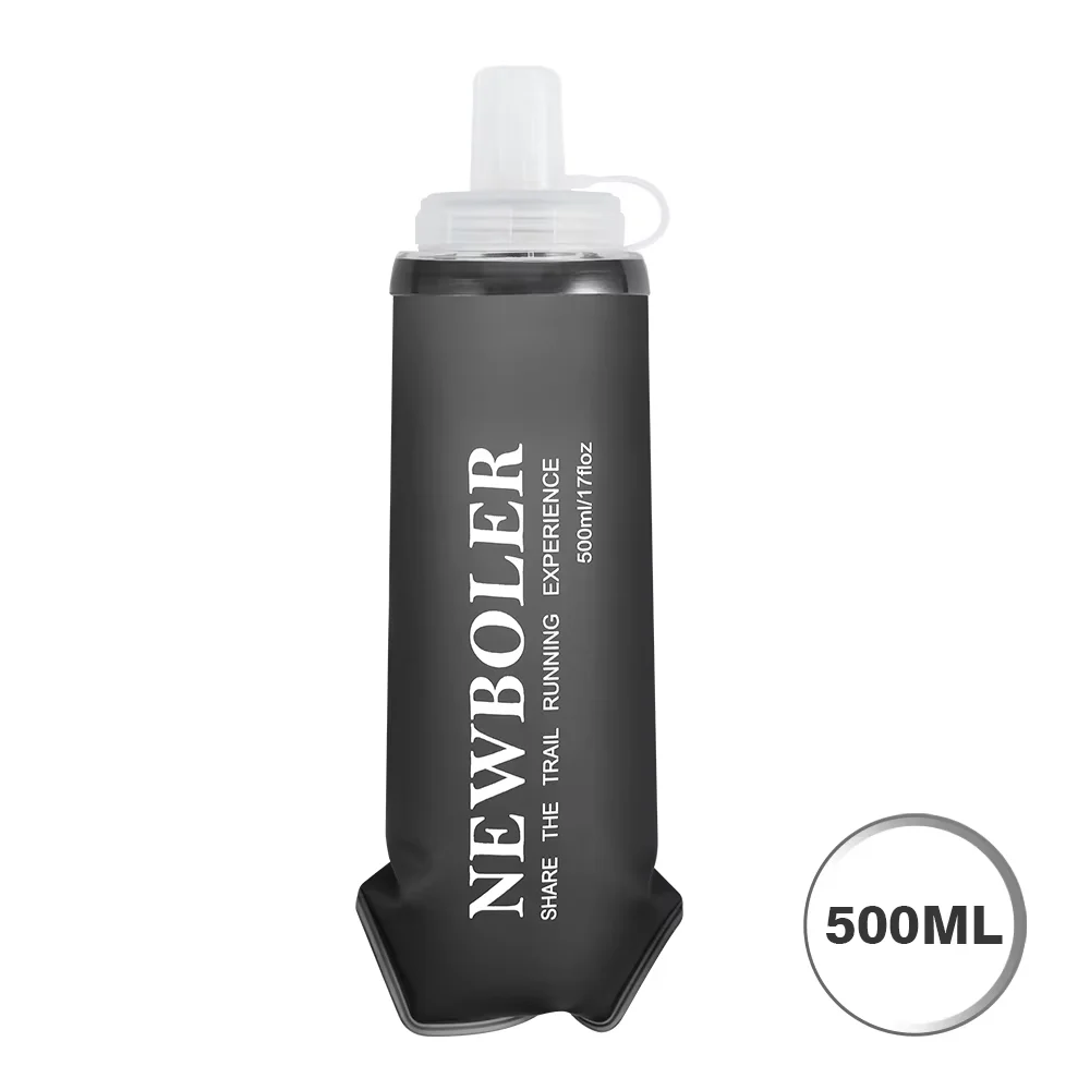 AliExpress NEWBOLER 250ML 500ML TPU Outdoor Sport Bottle Folding Soft Flask Drink Water Bottle for Running Camping Hiking Bicycle Fitness Water Bag