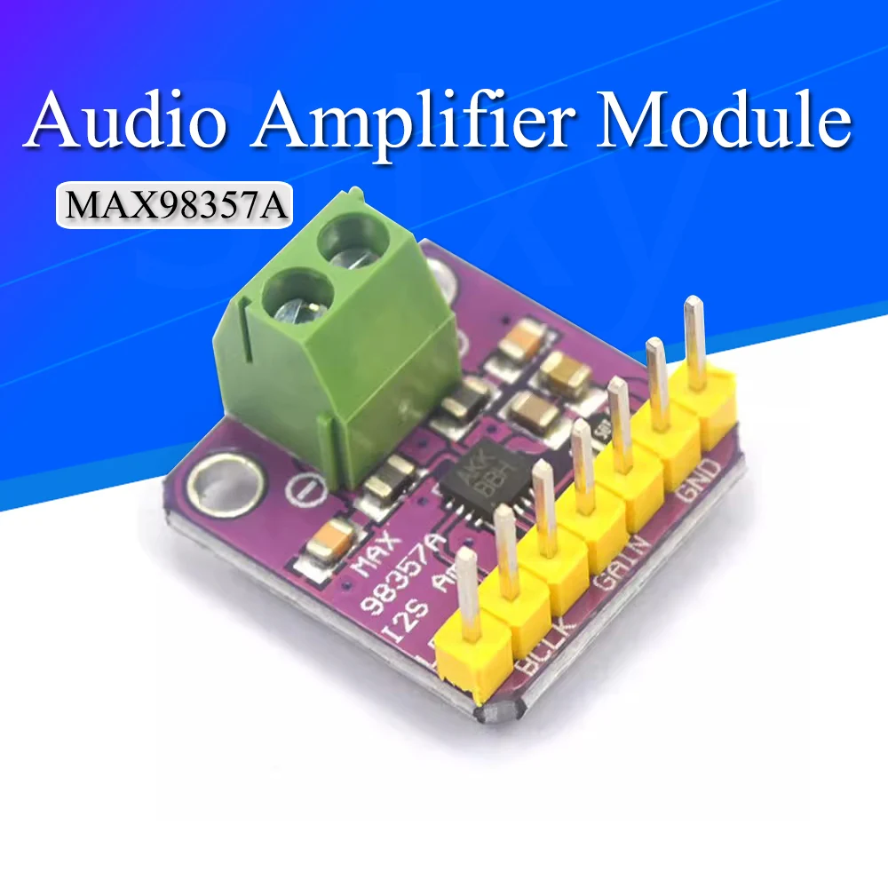 Max98357 I2S 3W Class D Amplifier Breakout Interface Dac Decoder Module Filterless Audio Board For Raspberry Pi Esp32