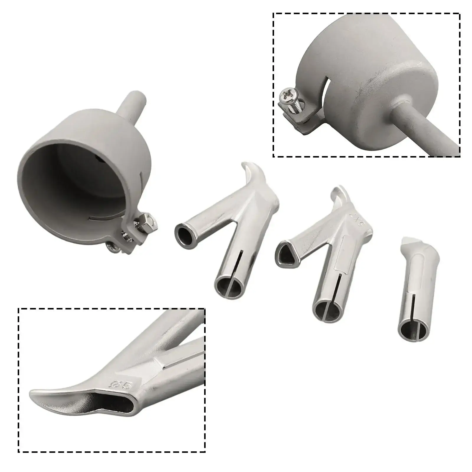 32/35mm Welding Nozzles Welder Tips Hot /Round /Triangular For Speed 5mm Vinyl Standard Welding Tip Head PVC Weld Air