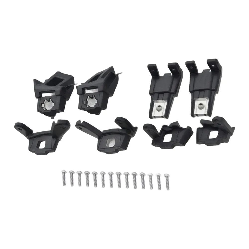 Front Headlight Brackets Set For Cooper S For F54 F55 F56 F57 For Cabrio 2013-19 63117383206 Black ABS Plastic Mounting Holder view 4