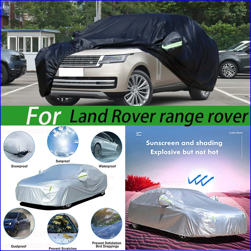 

Car Cover Universal Protective Cover,Anti Aging,Auto Dustproof Anti-Rain Snow Waterproof For Land Rover Range Rover