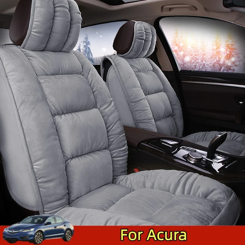 

Чехол на сиденье автомобиля Acura, зимний плюшевый утолщенный, мягкий и удобный, полный комплект из 5-местного чехла на сиденье с полной оберткой