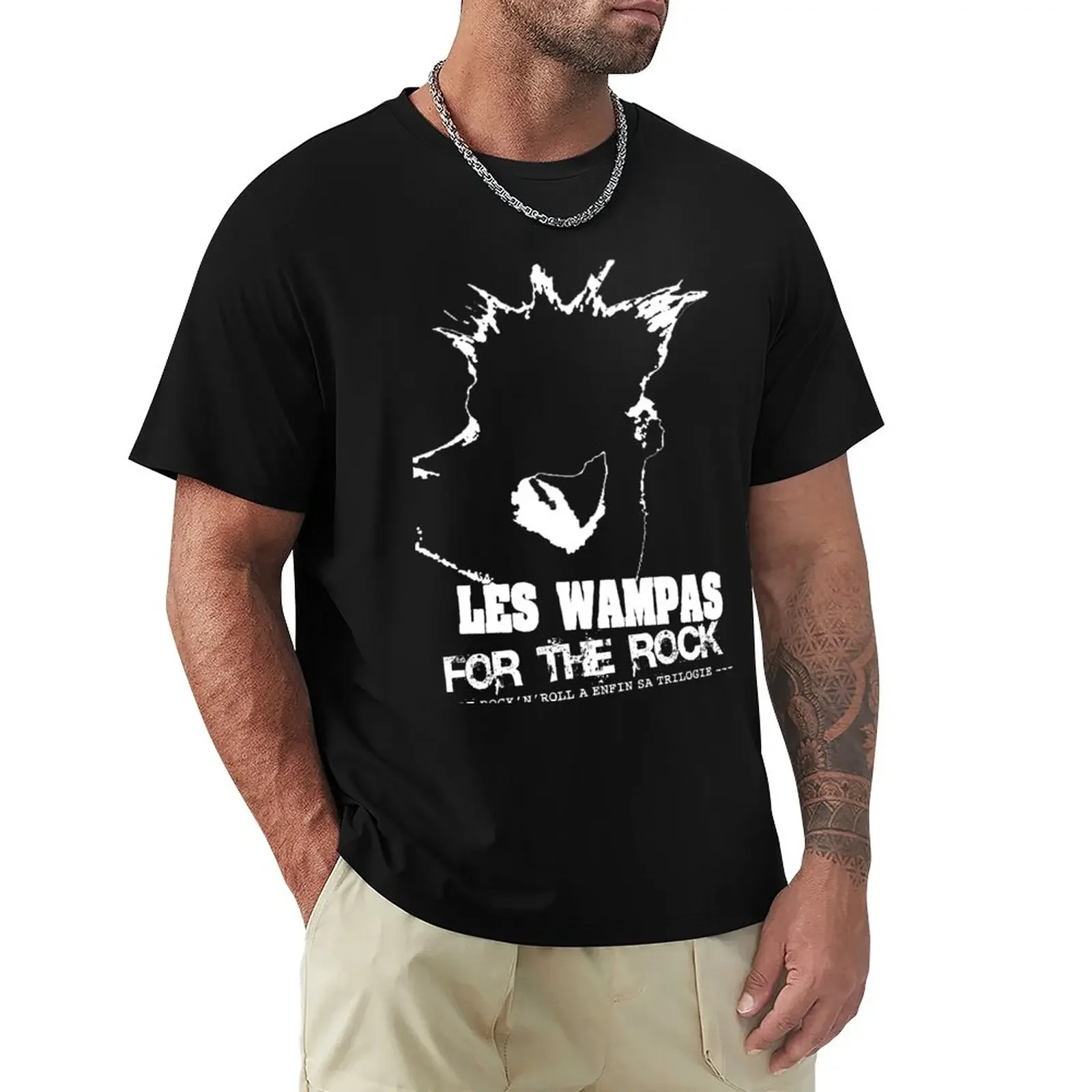 

THE WAMPAS FOR THE ROCK T-Shirt vintage t shirts street wear mens graphic t-shirts hip hop