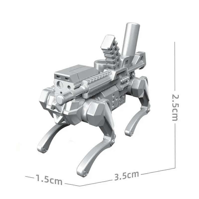 MOC Military Robot Wolf Building Blocks SWAT Mechanical Dog Bricks Toys