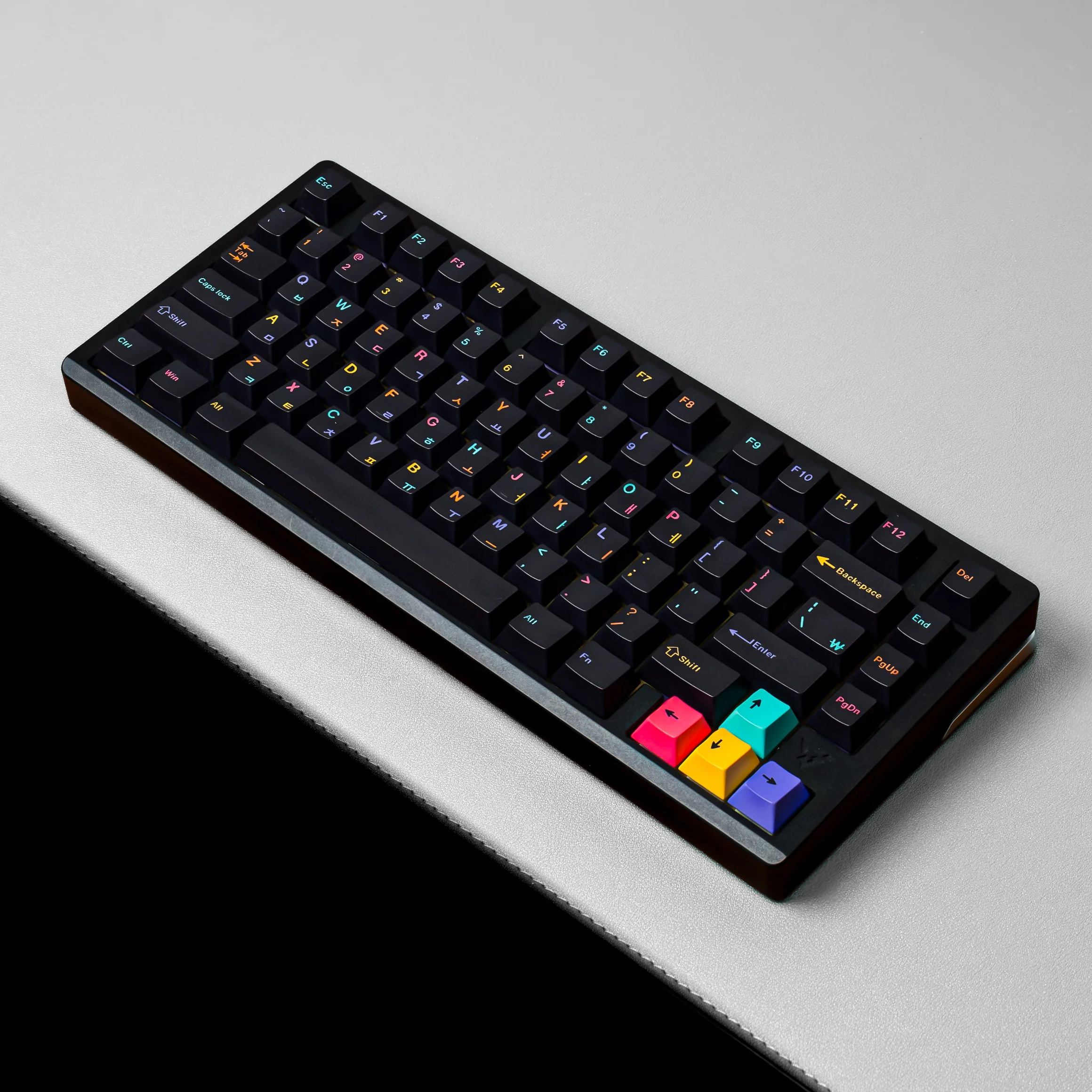 Underground World Pbt Keycaps Cherry Profile Korean Russian German