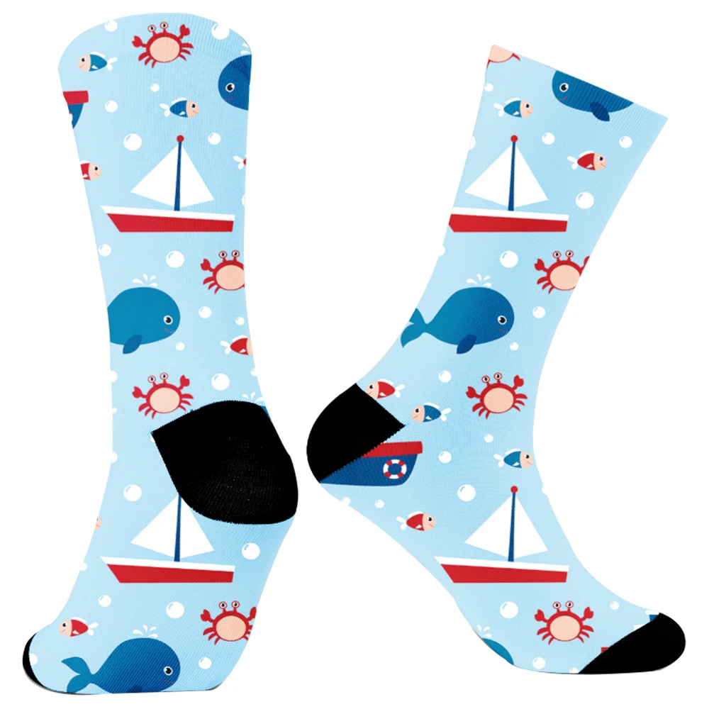 Chaussettes de sport et de loisirs en coton doux pour Noël, tube moyen, mignon, joli, décontracté, amour, printemps, automne, nouveau