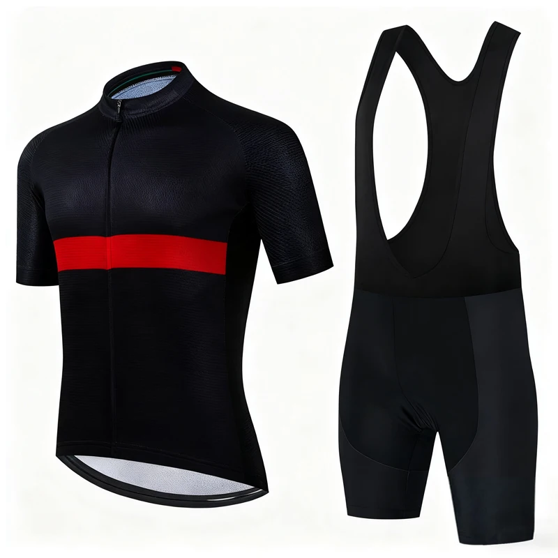 

Men's Cycling Jersey Set All-season outdoor cycling suit with creative graphic prints and traffic jams