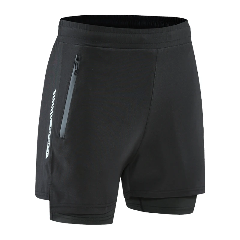 Running Shorts Men 2 In 1 Quick Dry Marathon Sport Short Pants Double Layer Male Basketball Training Jogging Shorts