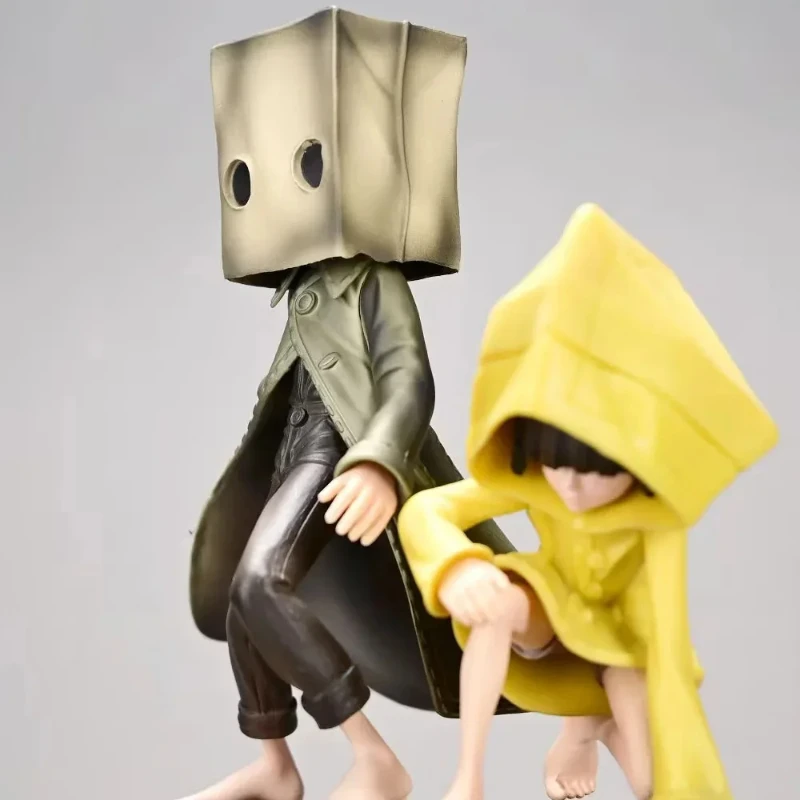 

Anime Little Nightmare 2 Mono Action Figure Collection Desktop Model Ornaments Sculpture Children Birthday Halloween Party Gift