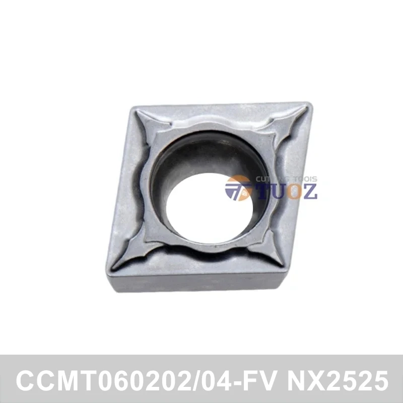 

Original 100% CCMT060202-FV CCMT060204-FV NX2525 Carbide Inserts CCMT 060202 060204 -FV Lathe Cutter CNC Turning Tools