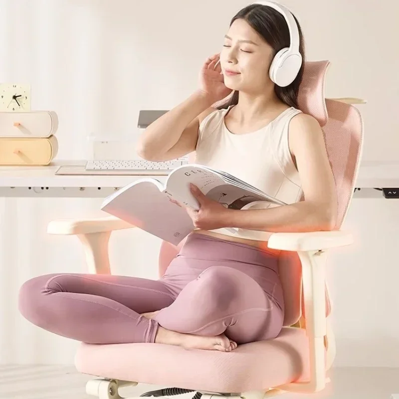 New Ergonomic Chair Butt Chair Girls Bedroom Muse Chair Pink Computer Office E-sports Chair Level 3