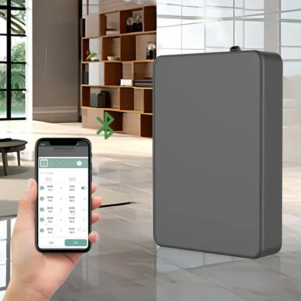 

500ML Capacity Fragrance Diffuser Smart Scent Air Machine For Home Professional Waterless Essential Oil Diffuser Air Freshener