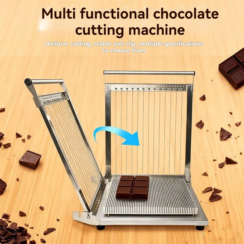Truffle Chocolate Cutting Machine Cheese Cake Line Cutting Machine Dual Arm Manual Chocolate Cutting Machine