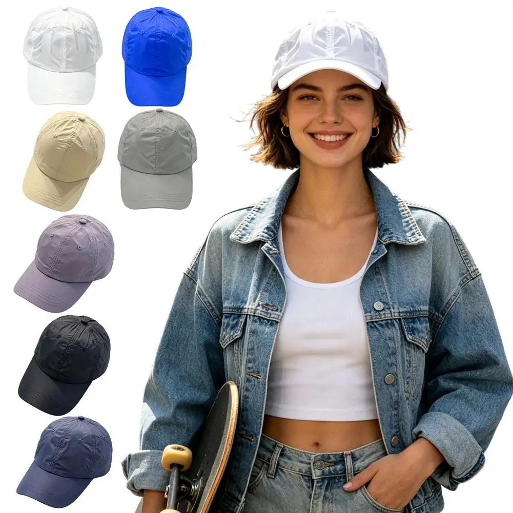 Head Size Baseball Cap Waterproof Baseball Cap Quick-dry Breathable Athletic Hat Adjustable Outdoor Sports for Men for Outdoor