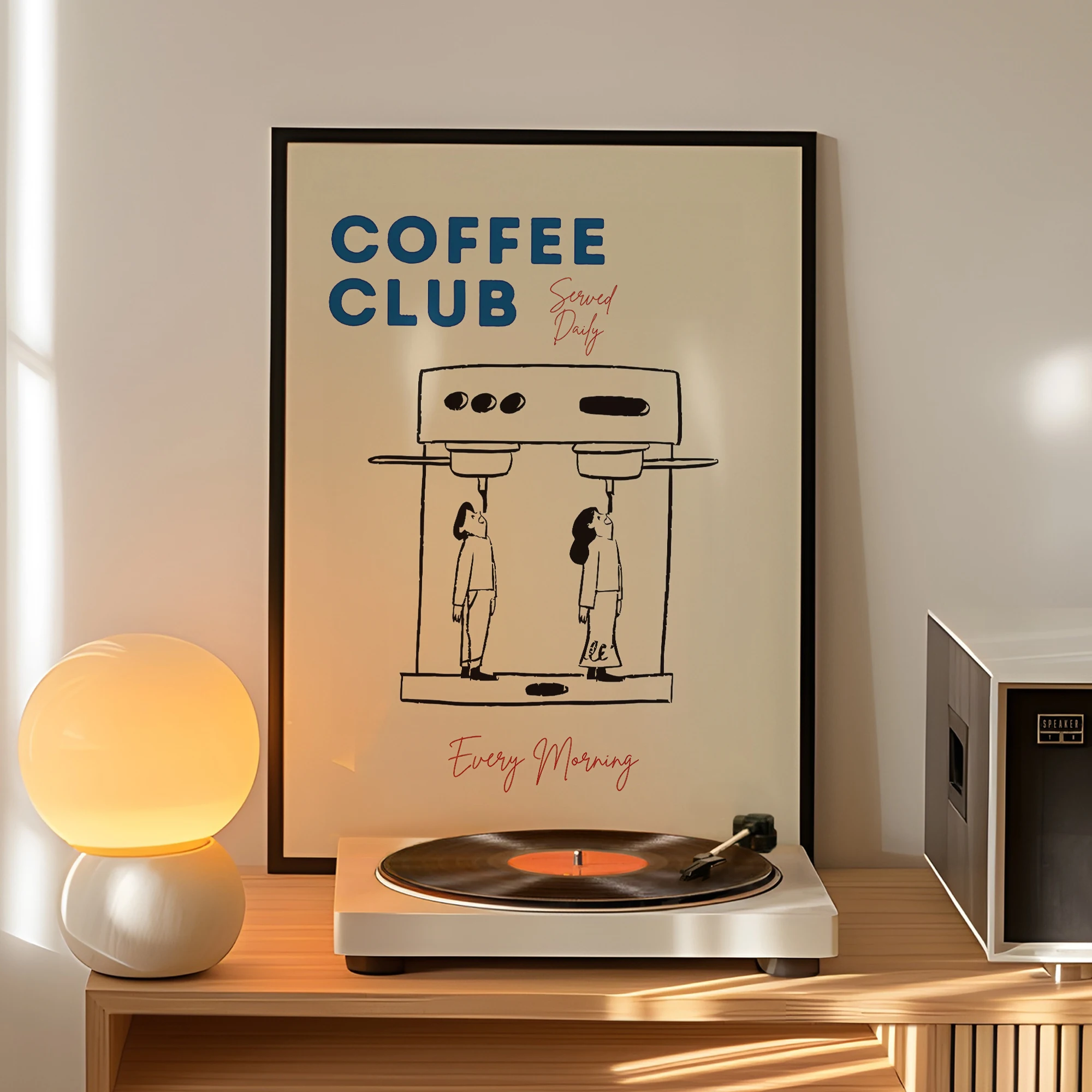 Espresso Good Morning Coffee Wall Art Prints Canvas Painting Poster Picture For Living Bedroom Dining Room Home Decor