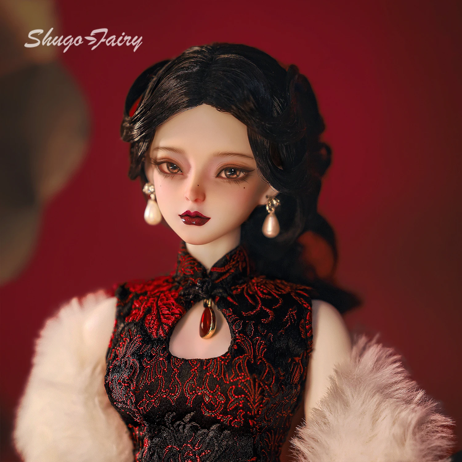 ShugaFairy Cleo B 1/4 BJD Doll Elegant & Attractive Republic-era Chanteuse Full Set Curvy Body Collectible Art Figure