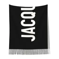 Design Luxury Brand Jacquemu Scarf Shawl Wrap for Women Winter Warm Large Soft Scarf Neckerchief Tassel Scarves