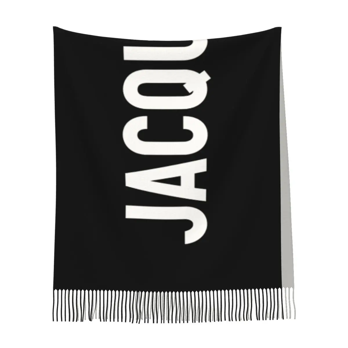 Design Luxury Brand Jacquemu Scarf Shawl Wrap for Women Winter Warm Large Soft Scarf Neckerchief Tassel Scarves