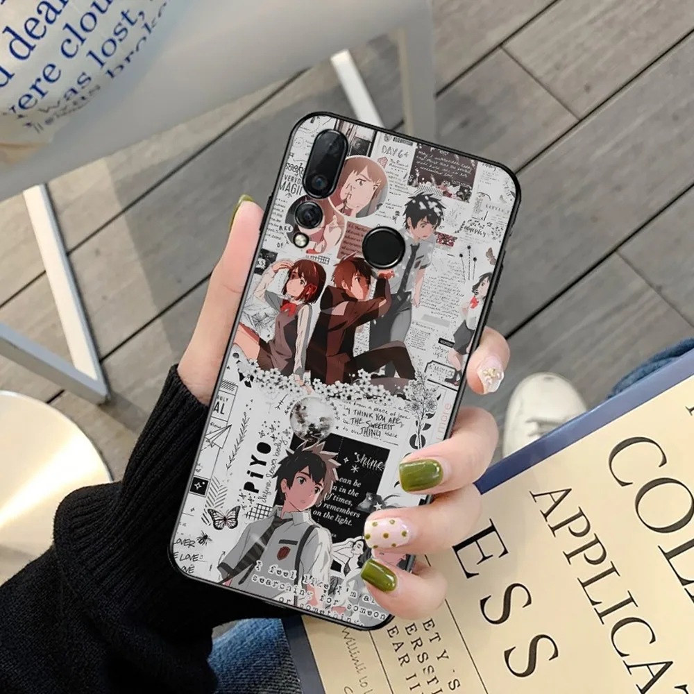 Anime Your Name iphone case For Huawei Y9 6 7 5 Prime Enjoy 7s 7 8 plus 7a 9e 9plus 8E Lite Psmart Shell